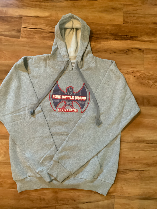 BRAND LOGO HOODIE (GRAY)