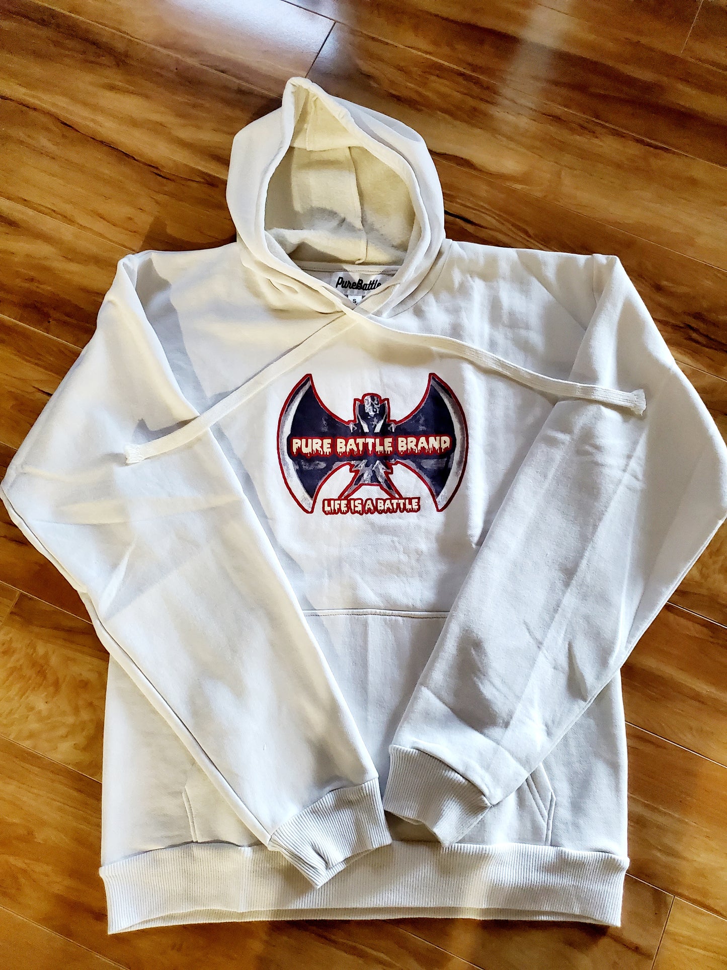 BRAND LOGO HOODIE (WHITE)