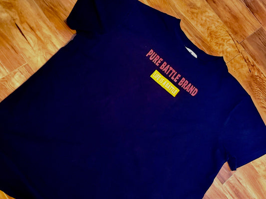 GOLDEN BAR "OVERSIZED TEE"  (BLACK)