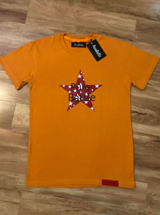 Shooting Stars Tee ( Tangerine)